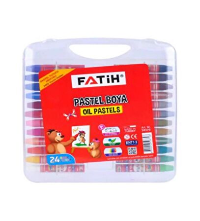 Fatih Pastel Boya Çantalı 24 Renk 50370