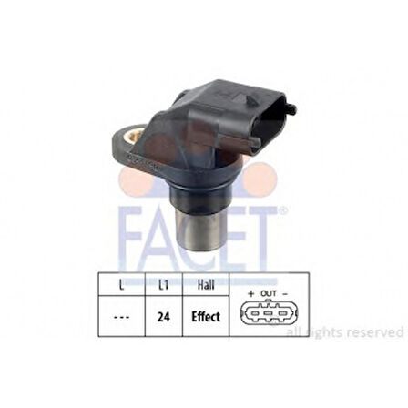 Toyota Krank MIL Sensoru 911 Boxster Cayman Lt35 A8 Doblo Palıo Panda Punto Mondeo III Accord VII Micra II - Facet 9.0344