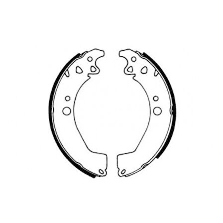 Karsan Ticarı Arka Fren Pabuclu Balata Karsan J9 - Braxıs Ac0007