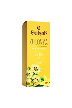 Gülşah Amber 80 Derece Cam Şişe 250 ml Kolonya