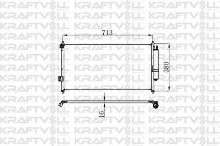 Nissan Klima Radyatoru Nissan Xtraıl Benzinli - Dizel 2001 - 2007 - Kraftvoll 08060026