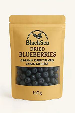 Organik Kurutulmuş Yaban Mersini 100g – Katkısız & Doğal
