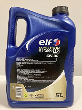 ELF EVOLOTION FULLTECH LLX 5W-30 5LT 