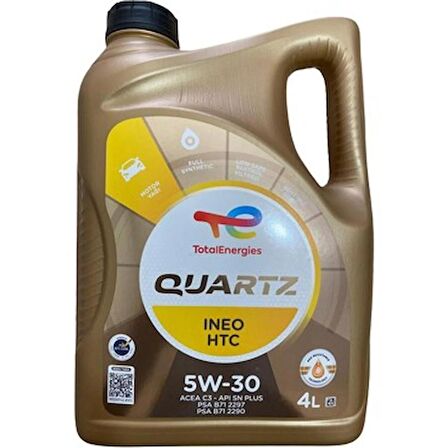 TOTAL QUARTZ INEO HTC 5W-30 4 LT MOTOR YAĞI (Üretim Yılı - 2024)