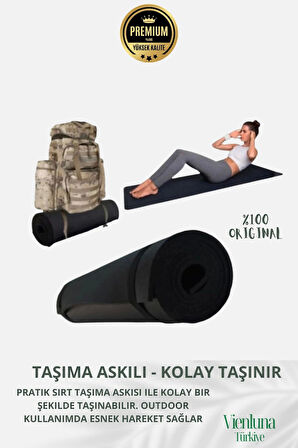 Lüks İki Yüzeyli Kayma Önleyici Silinebilir Hijyenik Yoga Minderi Pilates Meditasyon Matı 6,5 mm