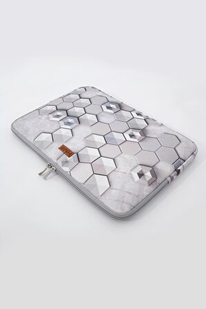 Hexagon Easy Case 14 inç Laptop Çantası Notebook Kılıfı