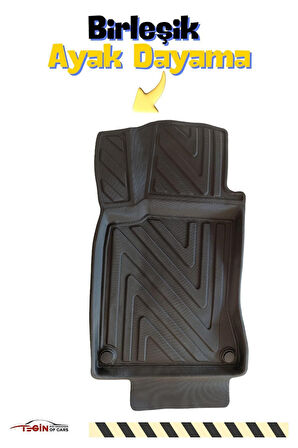 CUPRA Leon 2023 Sonrası 4,5D Havuzlu Paspas 2020 Sonrası Siyah | Manuel Vites