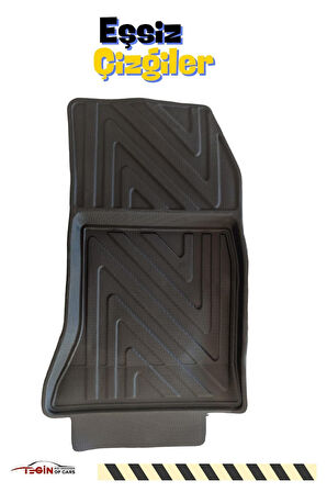 CUPRA Leon 2023 Sonrası 4,5D Havuzlu Paspas 2020 Sonrası Siyah | Manuel Vites