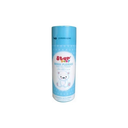 Star Baby Bebek Pudrası Mavi Erkek 100 gr