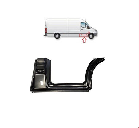 Mercedes On Kapı Frangart Alt Sag Sprinter 06> - Vortex V2206716
