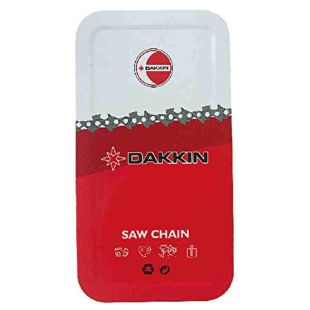 DAKKIN 91VXL 31.5diş 63a 3/8P" 91 1.3mm .050" Yarım Köşeli Kesik Kutu Zincir