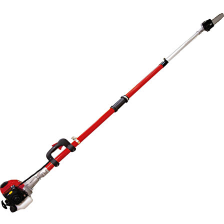 DAKKIN GZJ260AE 1.5bg 26cc 30cm 9.5kg Teleskopik Benzin Motorlu Yüksek Dal Budama Test