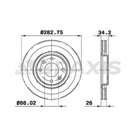 Psa On Fren (diski) Aynası Havalı C2 C3 C4 C4 C5 Xsara II Xsara Picasso Partner II P206 P207 P307 Partne - Braxıs Ae0008