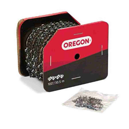 Oregon 72DX 819diş 1638a 3/8" .050" 1.3mm 72DX100R Yarım Köşeli Top Zincir