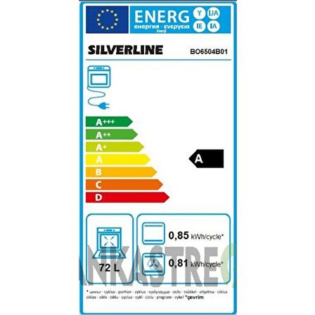 Silverline BO6504B01 - CS5365B01 Siyah Cam Ankastre Set