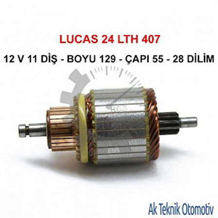 Volvo Mars Kollektoru 12v Anadolu Motor (619 241 09 Aıt) - Lucas Lth 407