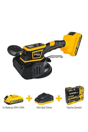 SGS 5416 Akülü Seramik Granit Titreşimli Vantuz 80 Kg 20V 2.0Ah Döşeme Makinesi