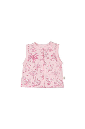 Tongs Baby 3014 Kız Bebek Floral Island Yelek