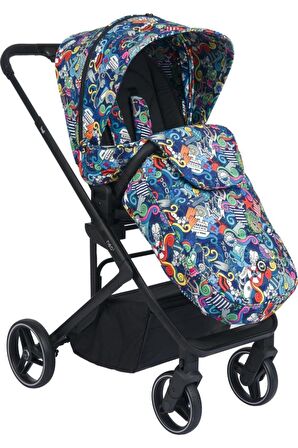 Neo 2 Multicolor Black Raven Travel Sistem Bebek Arabası