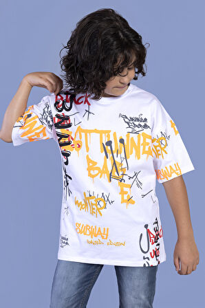 Toontoy Erkek Çocuk Komple Baskılı Tişört