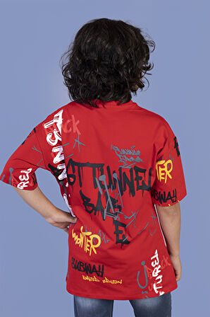 Toontoy Erkek Çocuk Komple Baskılı Tişört