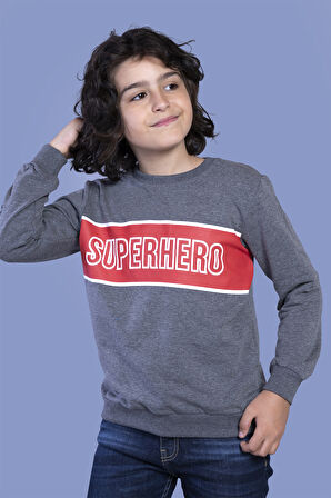 Toontoy Erkek Çocuk Baskılı Sweatshirt