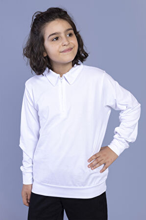 Toontoy Erkek Çocuk Polo Yaka Sweatshirt