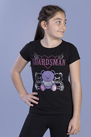 Toontoy Kız Çocuk Baskılı Tişört