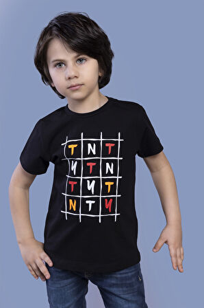 Toontoy Erkek Çocuk Baskılı Tişört