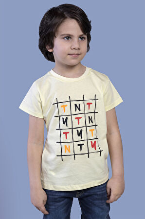 Toontoy Erkek Çocuk Baskılı Tişört
