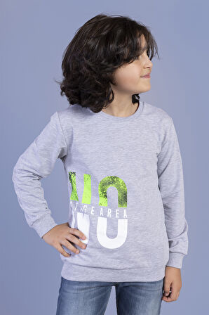 Toontoy Erkek Çocuk  Baskılı Sweatshirt