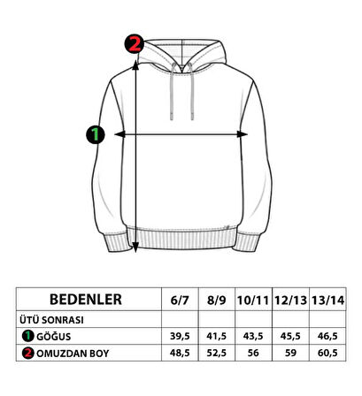 Toontoy Kız Çocuk Nakış Detaylı İçi Pamuklu Sweatshirt