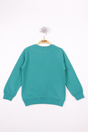 Toontoy Erkek Çocuk Yazı Baskılı Sweatshirt