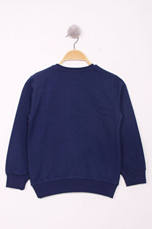 Toontoy Erkek Çocuk Uçak Baskılı Sweatshirt