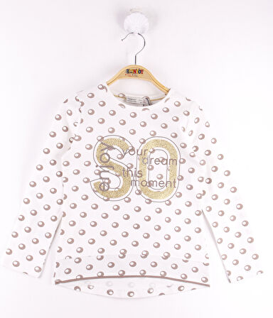 Toontoy Kız Çocuk T-Shirt SO Baskılı