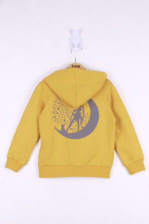 Toontoy Kız Çocuk Yıldız Baskılı Hırka