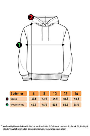 Toontoy Kız Çocuk İçi Pamuklu Baskılı Sweatshirt