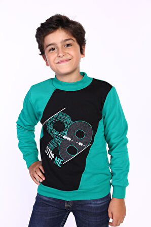 Toontoy Erkek Çocuk Baskılı Sweatshirt