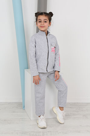 Toontoy Kız Çocuk Baskılı Eşofman Takımı