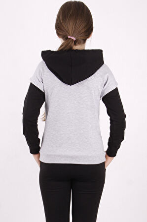 Toontoy Kız Çocuk Relax Baskılı Sweatshirt