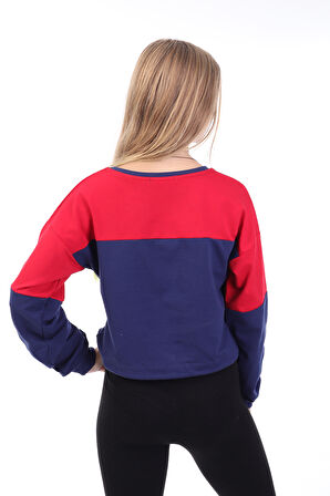 Toontoy Kız Çocuk Varaklı Girl Baskılı Sweatshirt
