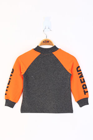 Toontoy Kız Çocuk Stunnig Collar Baskılı Sweatshirt