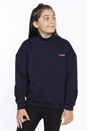 Toontoy Kız Çocuk İçi Pamuklu Sweatshirt