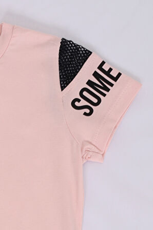 Toontoy Kız Çocuk Favour Baskılı Elbise