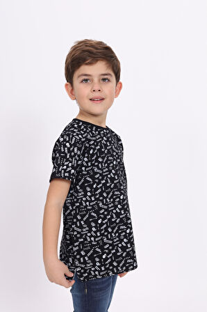 Toontoy Erkek Çocuk Komple Baskılı Tişört
