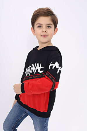 Toontoy Erkek Çocuk Original Baskılı Sweatshirt