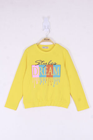Toontoy Kız Çocuk Dream Baskılı Tişört