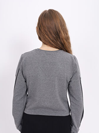 Toontoy Kız Çocuk Cool Baskılı Sweatshirt