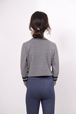 Toontoy Kız Çocuk Yıldızlı Dream Baskılı Sweatshirt