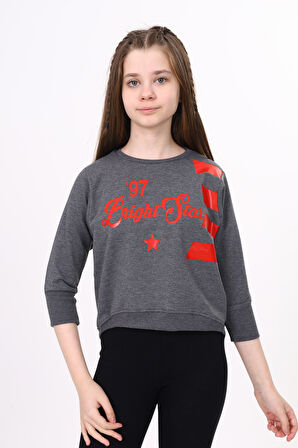 Toontoy Kız Çocuk Baskılı Tişört